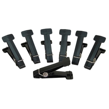 Fabrication Enterprises Fabrication Enterprises 10-0845 Graded Pinch Finger Exerciser - 7 Replacement Pinch Pins - Black; X-Heavy 10-0845
